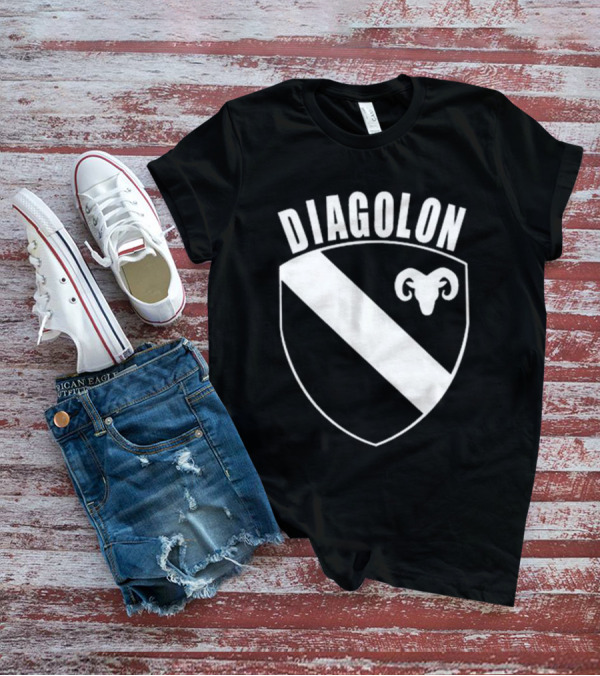 DIAGOLON Shield Emblem With Ram Head T-Shirt