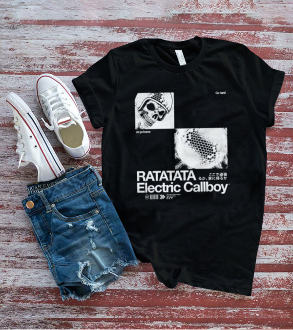 Electric Callboy Ratatata Skull Disco Go Hard Or Go Home T-Shirt