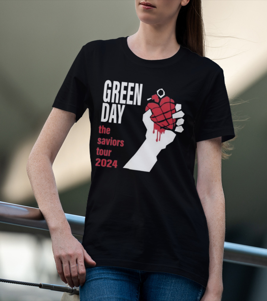 Green Day The Saviors Tour T-Shirt