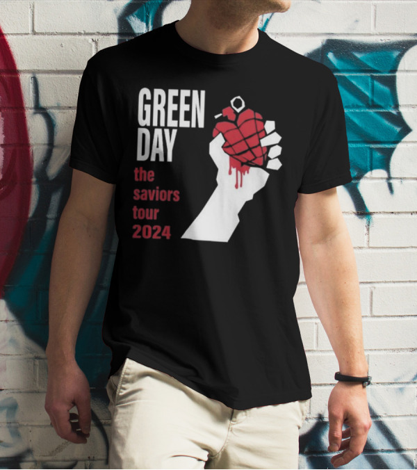Green Day The Saviors Tour T-Shirt