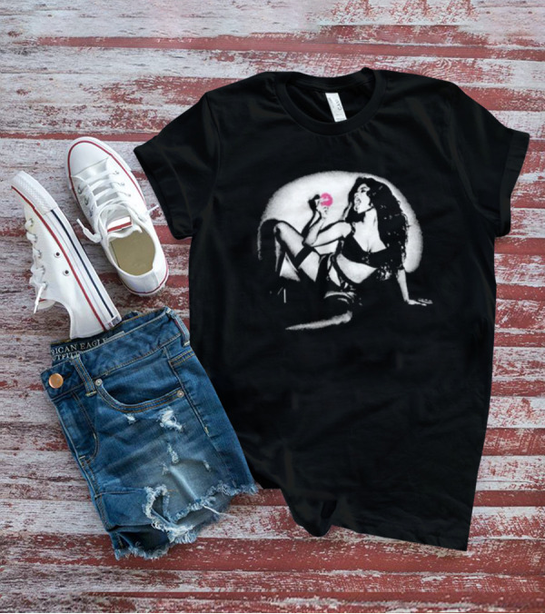 Nicki Minaj Pnkprnt Lollipop Pose Retro Pop T-Shirt