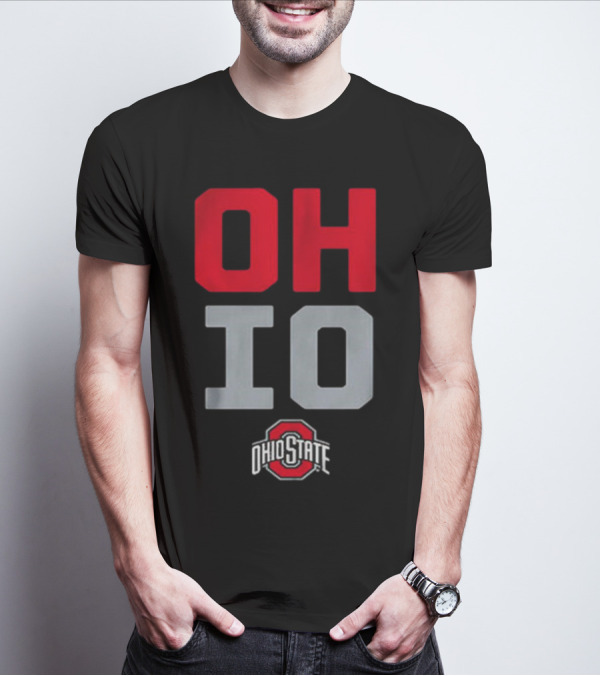 Ohio State OH-IO Slogan With Ohio State University T-Shirt