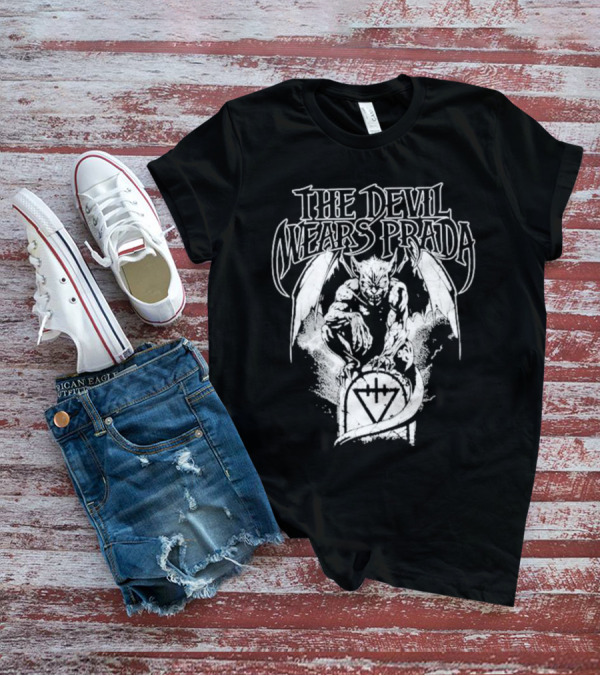 The Devil Wears Prada Gargoyle Winged Creature Gravesite T-Shirt