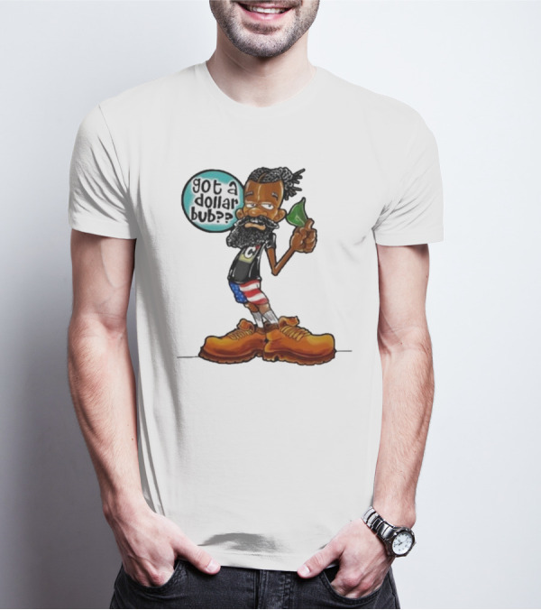 Damon Darling Got A Dollar Bub Character With Funky Style And Patriotic Colors T-Shirt