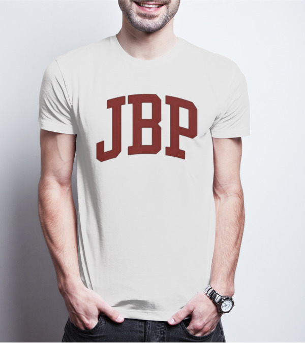 JBP Cream Bold Red Letters T-Shirt