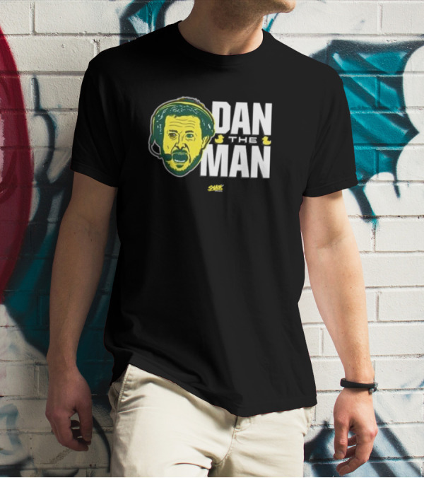 Dan Lanning Oregon Dan The Man Ducks Coach Headset Face T-Shirt