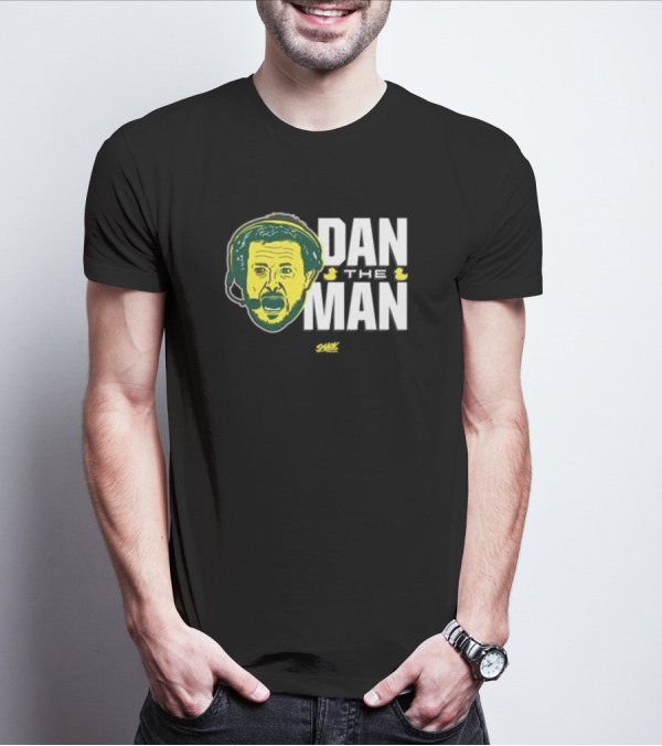 Dan Lanning Oregon Dan The Man Ducks Coach Headset Face T-Shirt