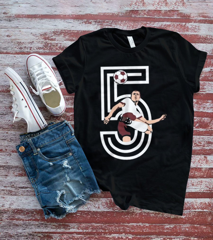 Der Kaiser Franz Beckenbauer Iconic Number 5 Soccer Legend T-Shirt