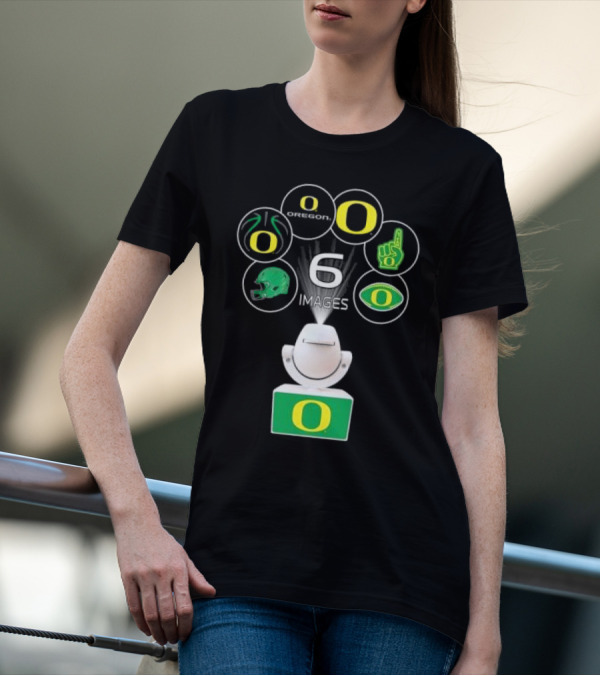 Oregon Ducks LED Mini Spotlight Projector Night Light With 6 Interchangeable T-Shirt