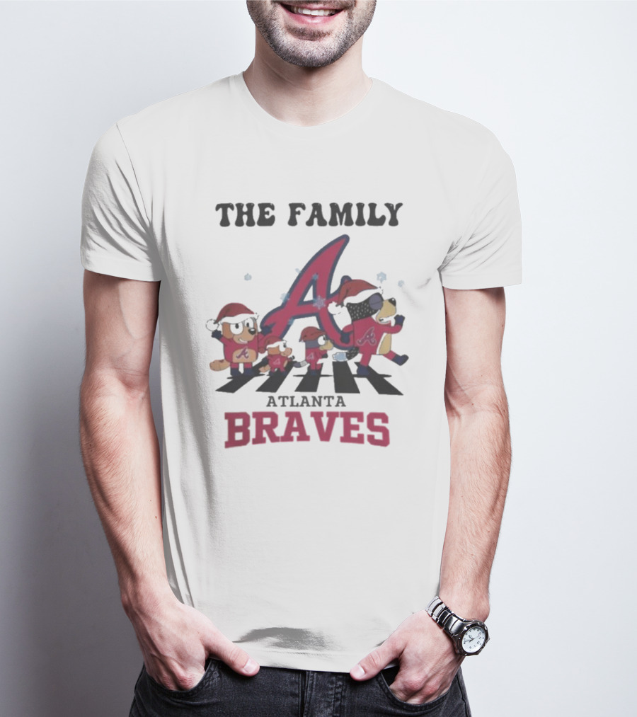 Atlanta Braves The Family Merry Christmas T-Shirt