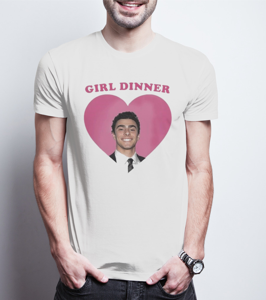 Luigi Mangione Girl Dinner Heart Shape T-Shirt
