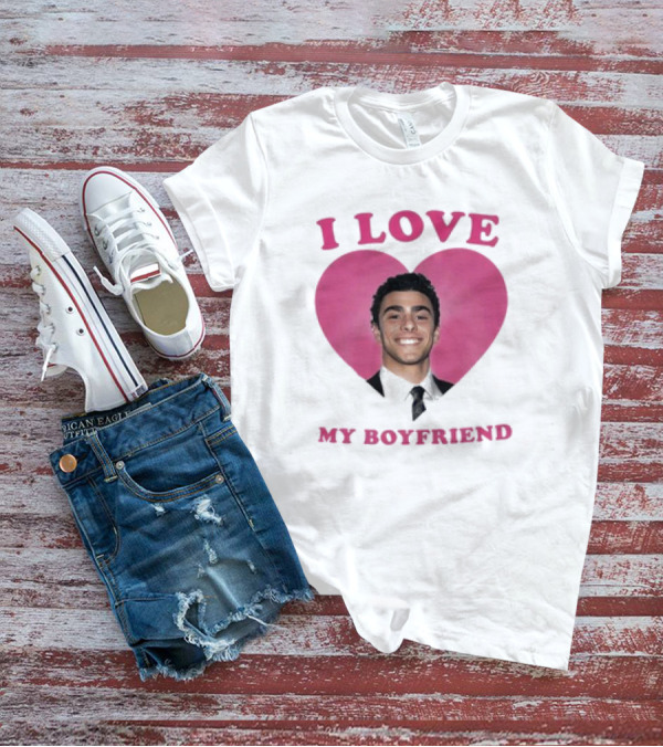 I Love My Boyfriend Luigi Mangione Heart T-Shirt
