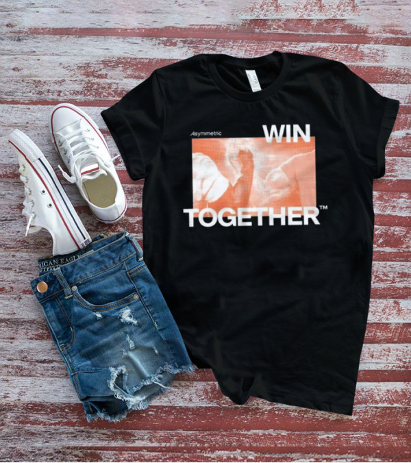 Asymmetric Win Together Iconic Handshake Unity T-Shirt