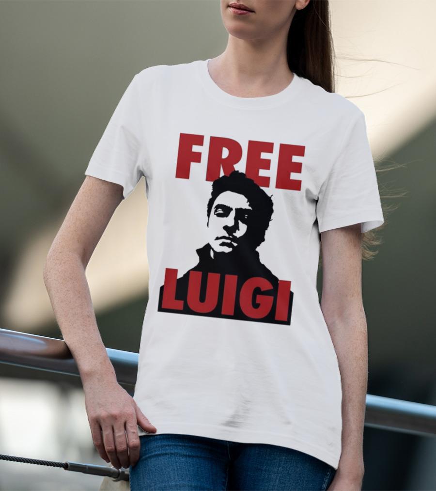 Free Luigi Mangione Bold Statement Iconic T-Shirt
