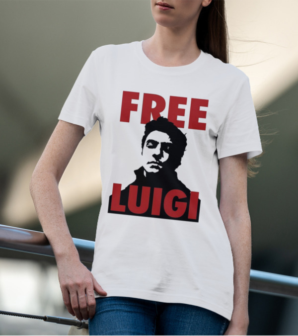 Free Luigi Mangione Bold Statement Iconic T-Shirt