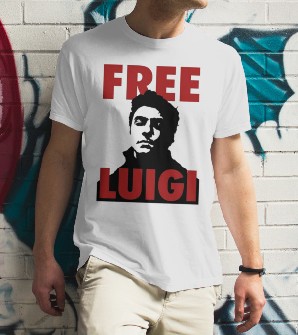 Free Luigi Mangione Bold Statement Iconic T-Shirt