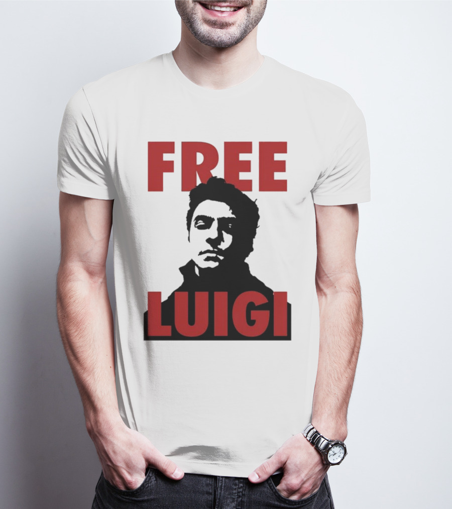 Free Luigi Mangione Bold Statement Iconic T-Shirt