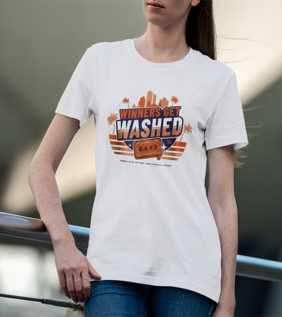 Winners Get Washed D.A.R.T Bowl Edition San Diego CA T-Shirt