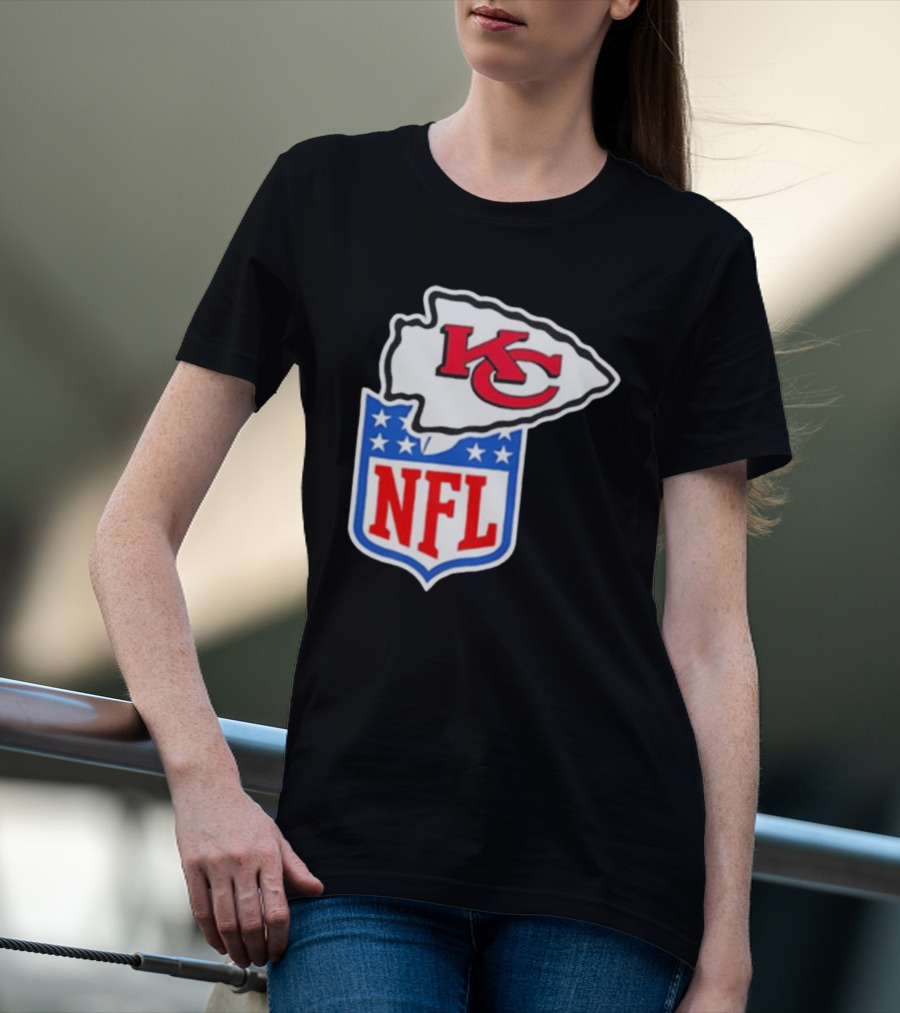 Kansas City Chiefs NFL Shield Emblem Collaboration T-Shirt