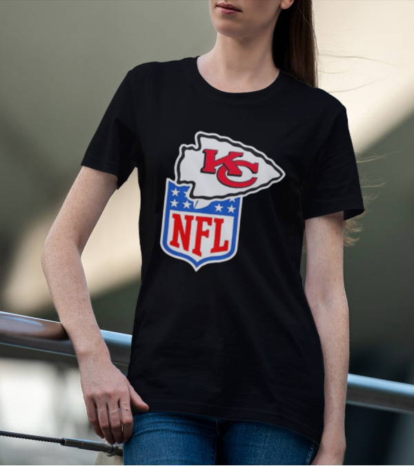 Kansas City Chiefs NFL Shield Emblem Collaboration T-Shirt