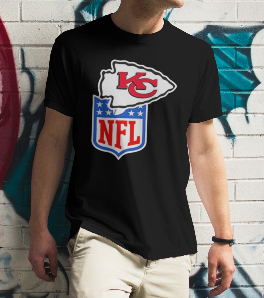 Kansas City Chiefs NFL Shield Emblem Collaboration T-Shirt