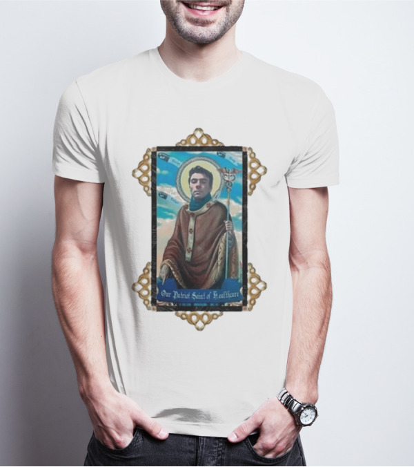Toy De Jour Luigi Mangione Our Patriot Saint Of Healthcare Framed Image T-Shirt