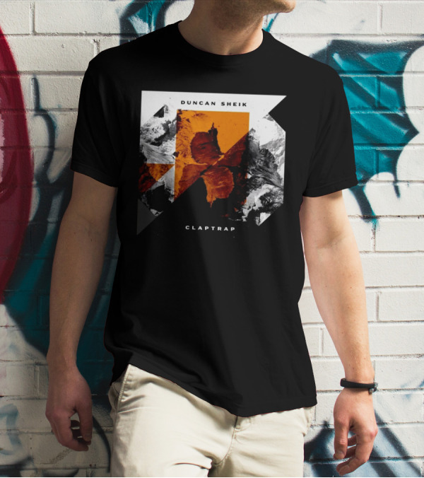 Duncan Sheik Claptrap Abstract Geometric Album Cover T-Shirt