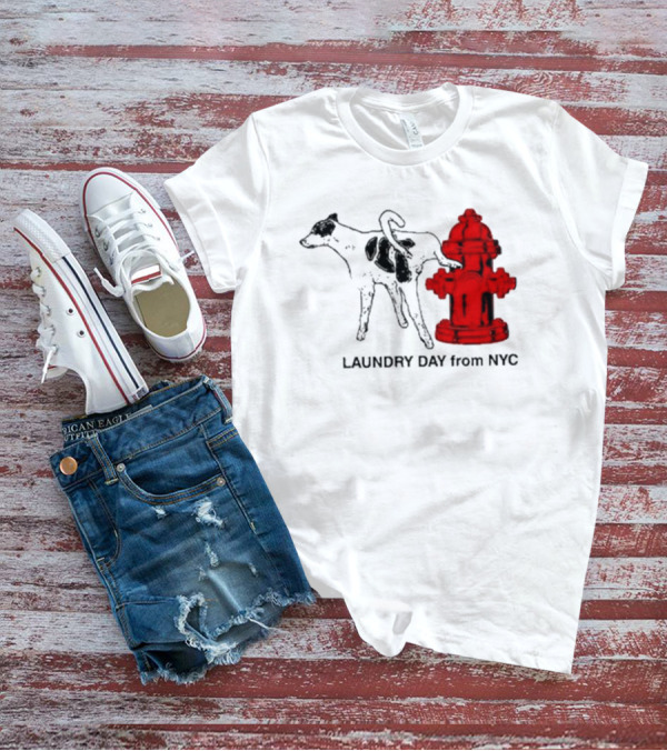 Laundry Day From NYC Fire Hydrant Cow T-Shirt