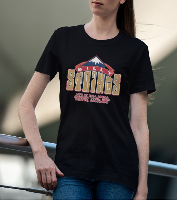 Billy Strings Live At Ball Arena Denver Colorado January 24-26 2025 T-Shirt