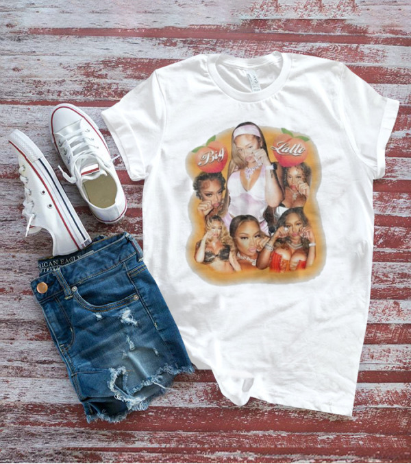 Big Latto Cry Baby Peaches Orange T-Shirt