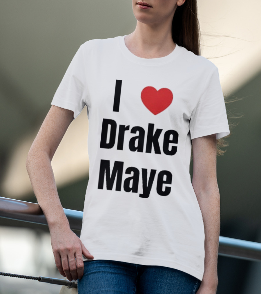 I Heart Drake Maye Fan Love T-Shirt