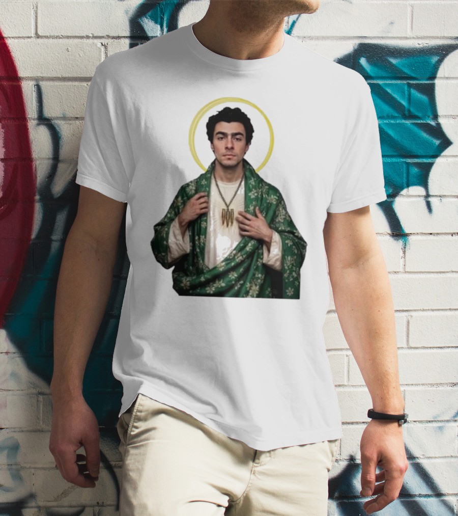 Luigi Mansion Nicola Holy Icon Green Robe T-Shirt