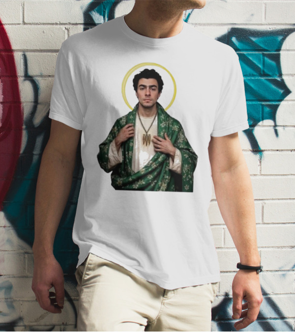Luigi Mansion Nicola Holy Icon Green Robe T-Shirt
