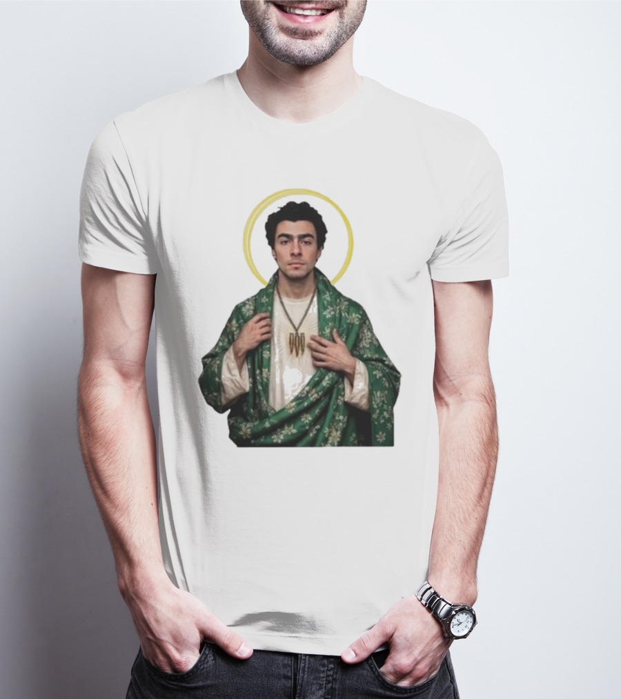 Luigi Mansion Nicola Holy Icon Green Robe T-Shirt