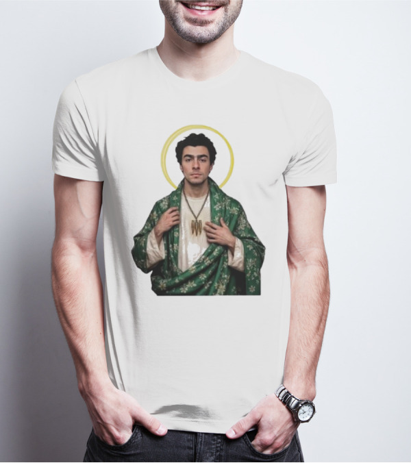 Luigi Mansion Nicola Holy Icon Green Robe T-Shirt