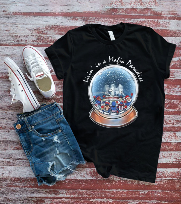 Livin’ In A Mafia Paradise Sports Snow Globe T-Shirt