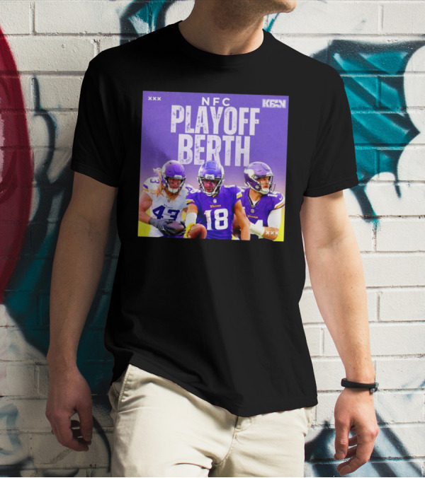 NFC Playoff Berth Minnesota Vikings KFAN T-Shirt