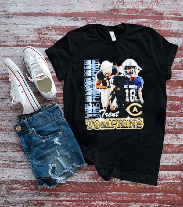 Trent Tompkins The Maestro Man UC Davis Aggies Football 18 T-Shirt