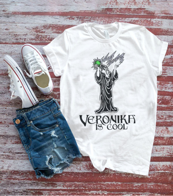 Veronika Is Cool Wizard Lightning Magic T-Shirt