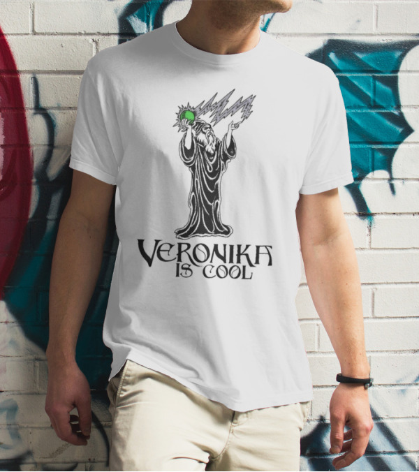 Veronika Is Cool Wizard Lightning Magic T-Shirt