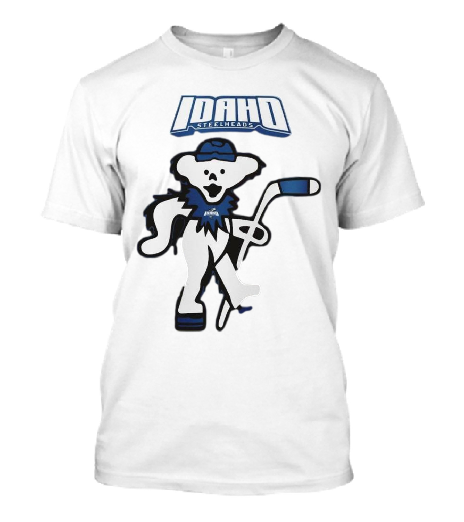 Idaho Steelheads Grateful Dead Hockey Bear 2025 T-Shirt