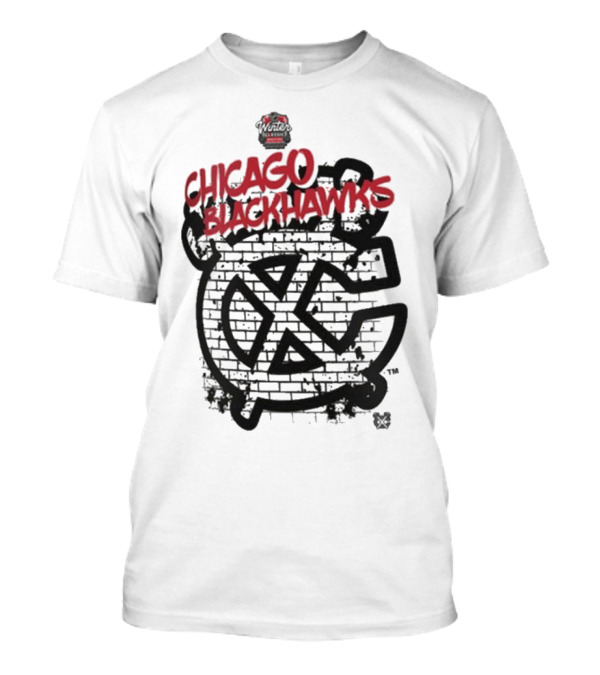 Chicago Blackhawks 2025 NHL Winter Classic Brick Wall T-Shirt