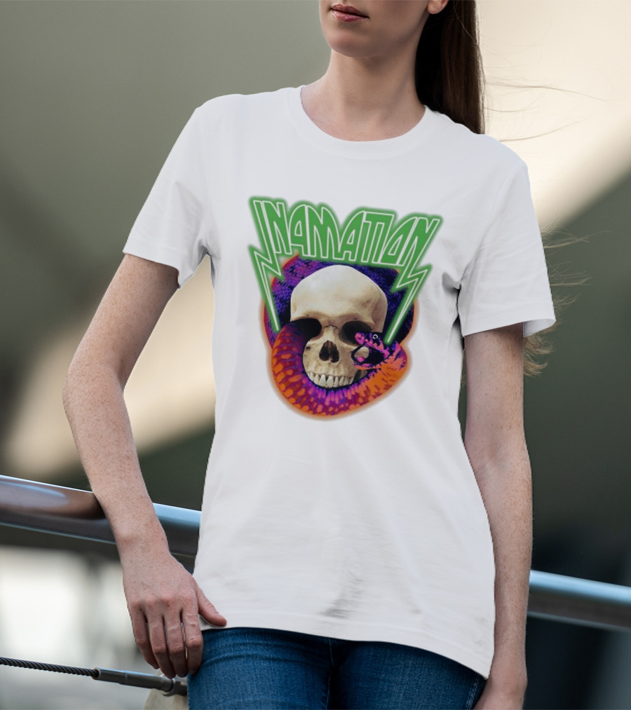 In4mation Skull Snake Iconic T-Shirt