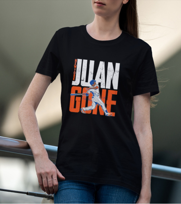 New York Juan Gone Baseball Player Swinging T-Shirt