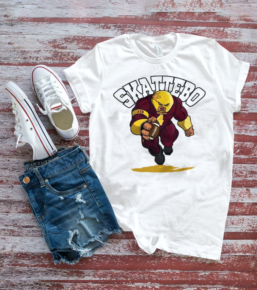Skattebo ASU Arizona State Football Juggernaut T-Shirt