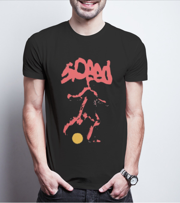IShowSpeed Soccer Silhouette With Ball Warp T-Shirt
