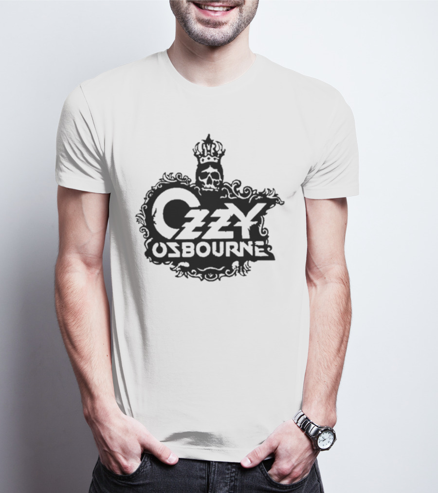 Ozzy Osbourne Skull Crown Gilded T-Shirt