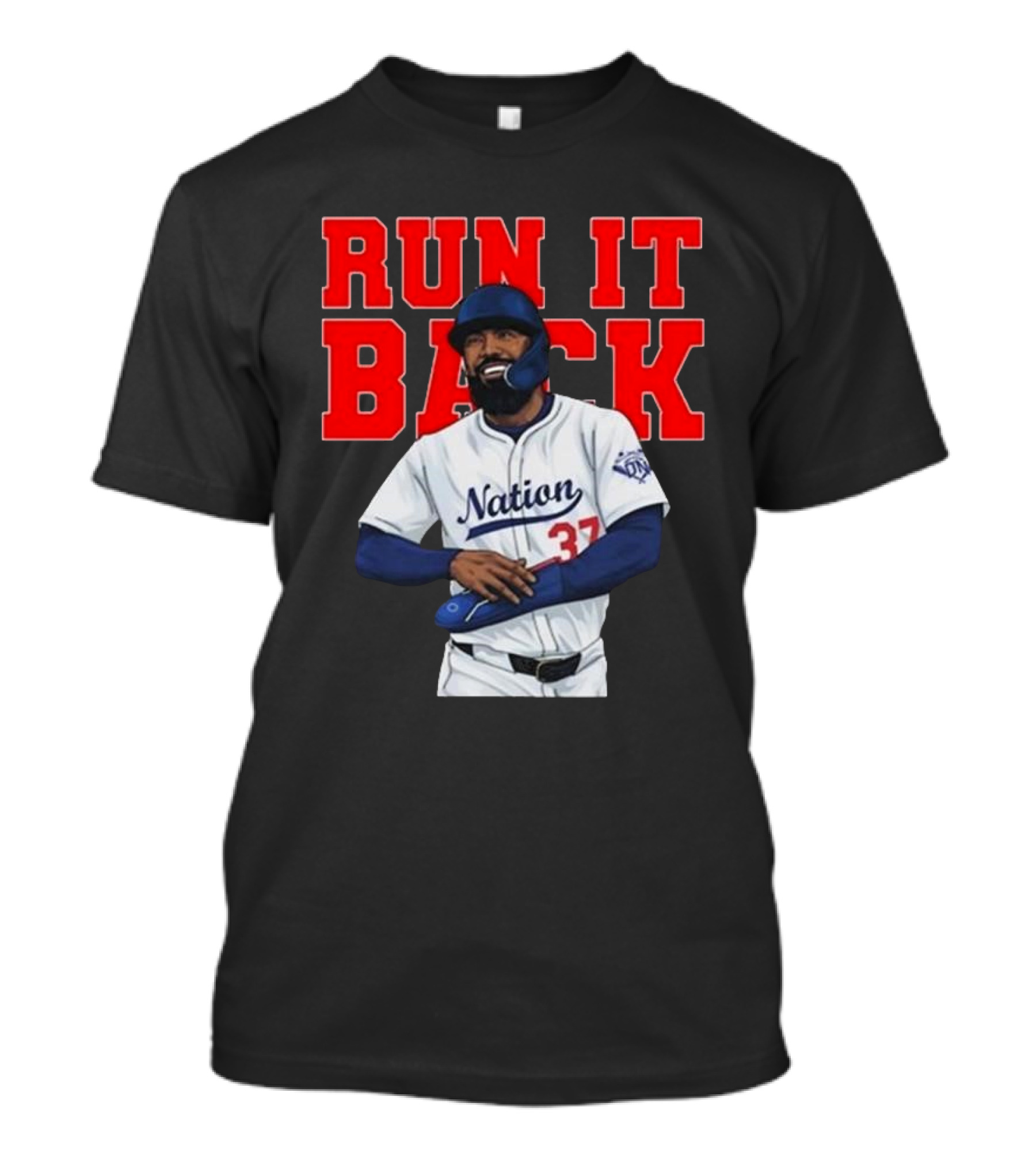 Teoscar Hernández Run It Back Nation 37 Los Angeles Baseball Collection T-Shirt