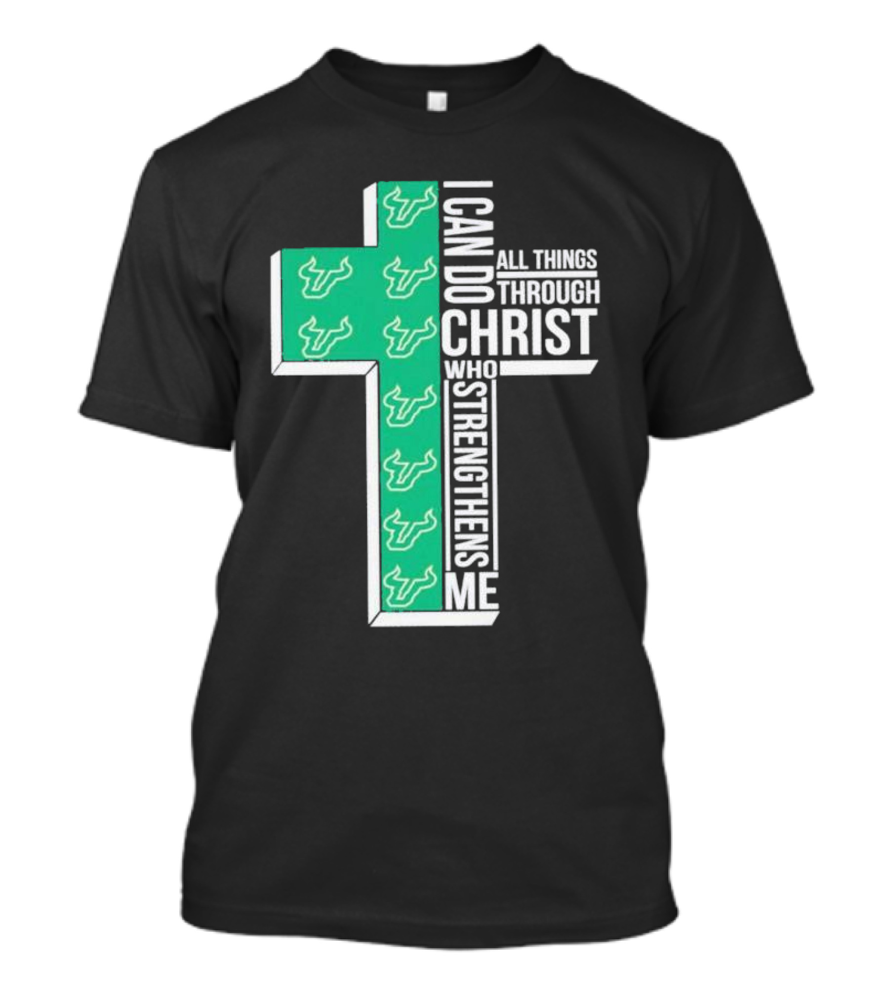 South Florida Bulls Christian Faith Empowerment With Cross T-Shirt