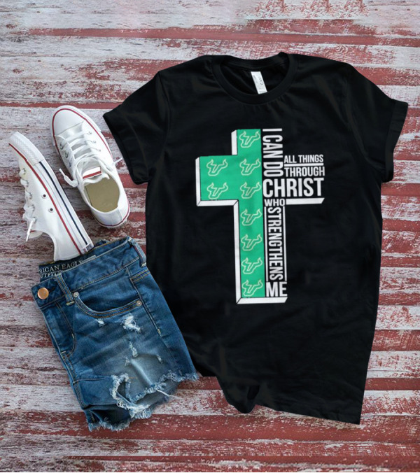 South Florida Bulls Christian Faith Empowerment With Cross T-Shirt